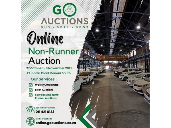 Online Non-Runner Timed Auction 27 Oct - 03 Nov 23